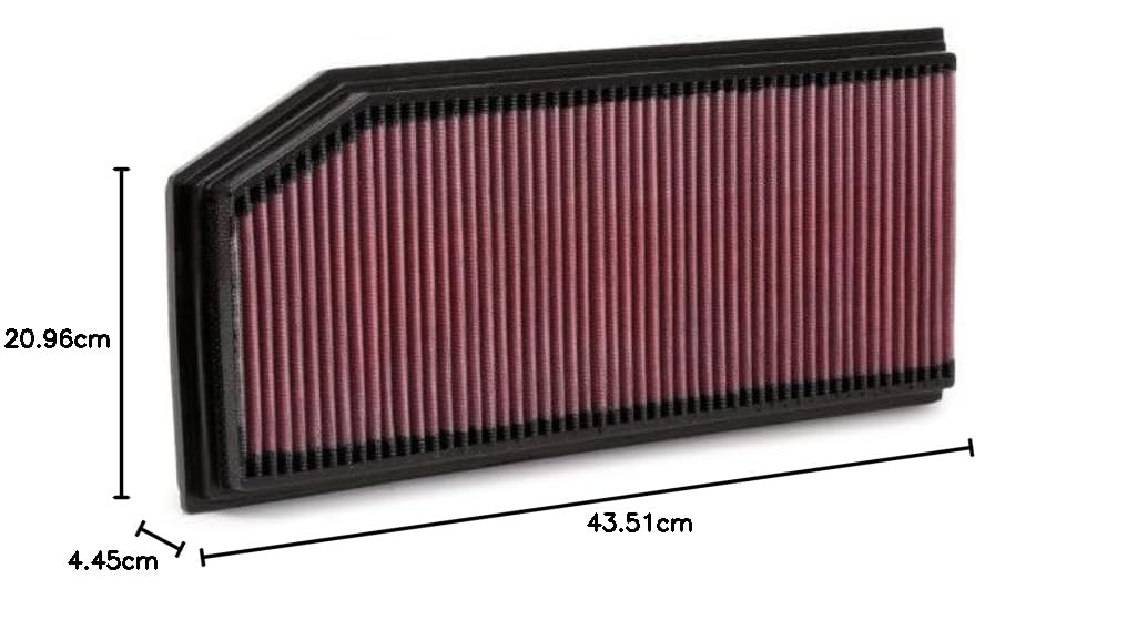 K&N Replacement Air Filter 33-2158 – Fits Mercedes C E G ML S CDI 200 220 270 320