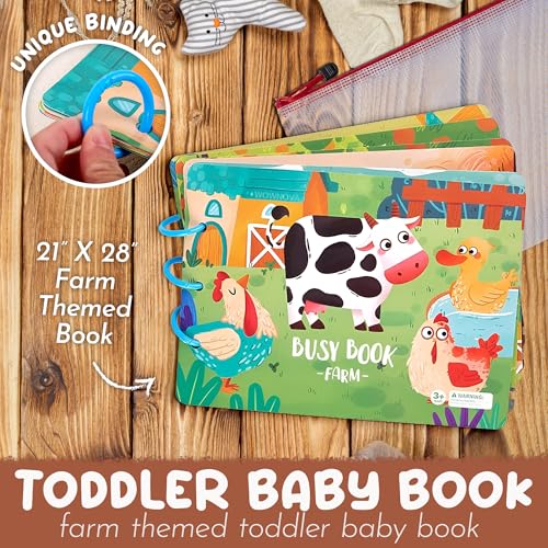 Image of Busy Book Comes with Pen Control Training ,Toddler Busy Book with autoadhesive , Busy Book , Preschool Busy Book , My Preschool Busy Book , Busy Book for Toddlers 3-5 , Busy Book for Toddlers 2-4