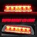 Auto Dynasty LED 3rd Third Brake Light Compatible with 2002-2007 Jeep Liberty, Rear Center Cab Cargo Lamp High Mount Stop light