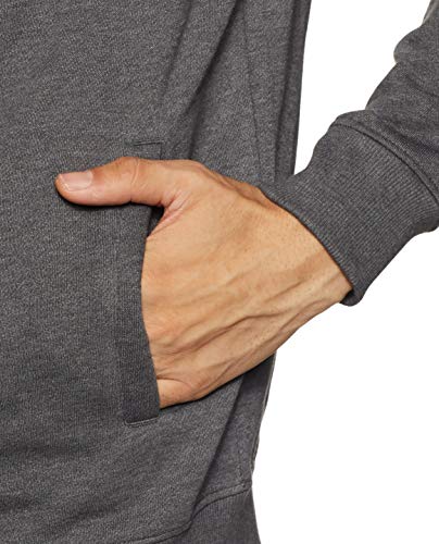 Image of Amazon Brand - Symbol Men Cotton Blend High Neck Zipper Sweatshirt (Available in Plus Sizes)