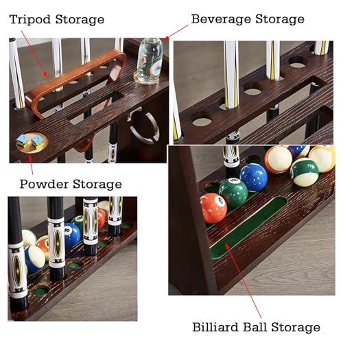 Support de queue de billard mural pour organiser votre salon de jeu familial - 6