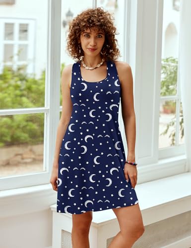 Image of Avidlove Sleepwear for Women Tank Nightgown Chemise Racerback Sleeveless Sleep Dress