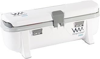 Wrapmaster Cling film, Aluminium foil and Baking Parchment Dispenser 3000 - Food wrapping Dispenser - 30cm wide