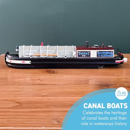 Barco de canal de madera de 20 cm maquetas calibre OO Thorness 4