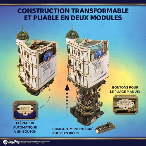 UGEARS Harry Potter Banque Gringotts Maquette en Bois a Construire - Casse Tete Puzzle Adulte Loisir Creatif Adulte Maquettes Et Modélisme Puzzle 3D Harry Potter Cadeau DIY Construction Bois – vue 6