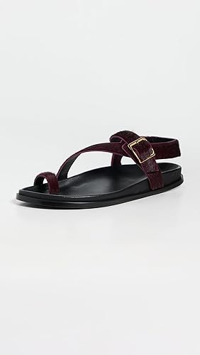 サンダル・ミュール ALOHAS Morosia leather thong sandals with l ring Morosia White Leather Sandals | ALOHAS