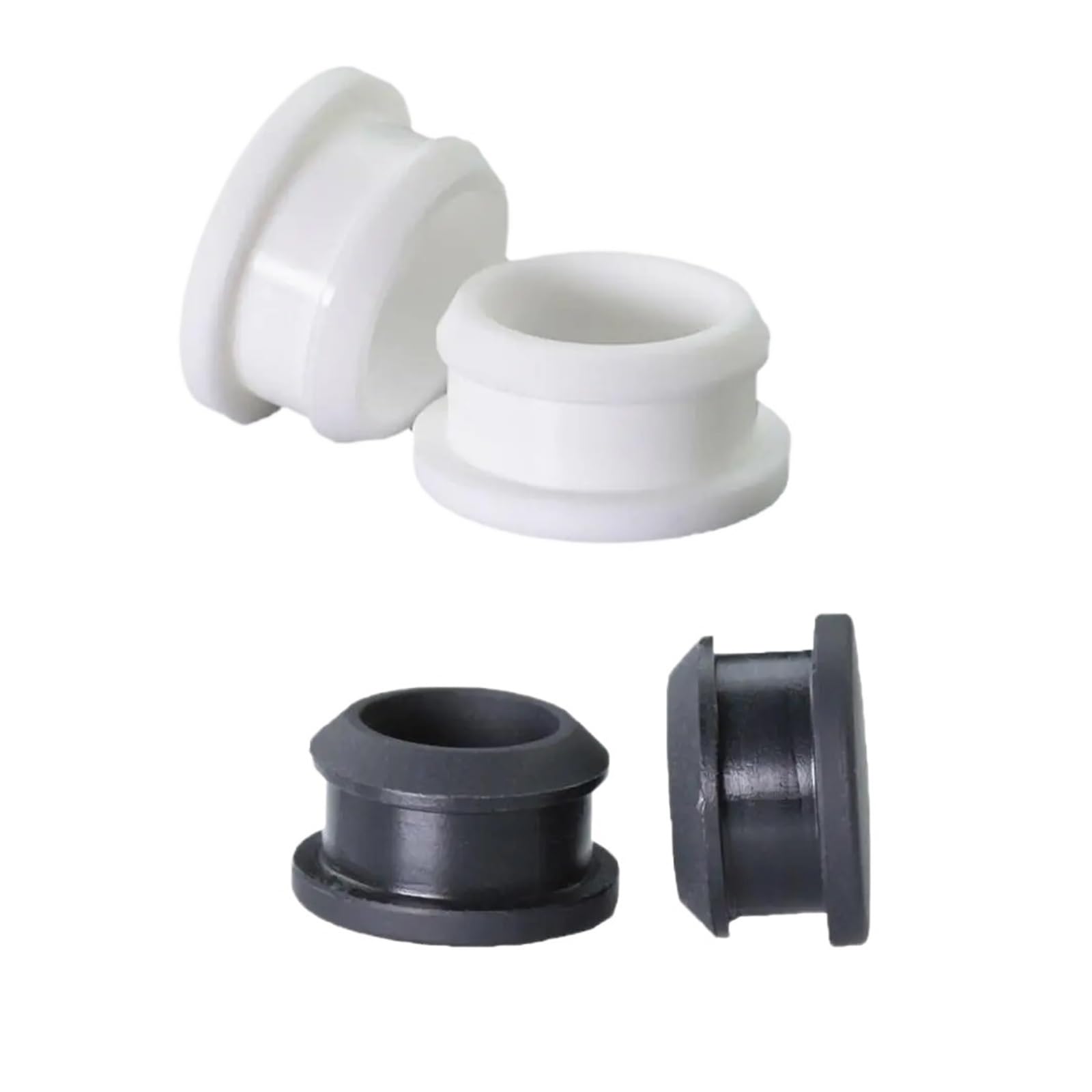T-förmiger Silikonstopfen für Löcher, Schnallendichtung 4,5 mm bis 50,6 mm, Blindendichtung (transparent, 32,6 mm (1 Stück))