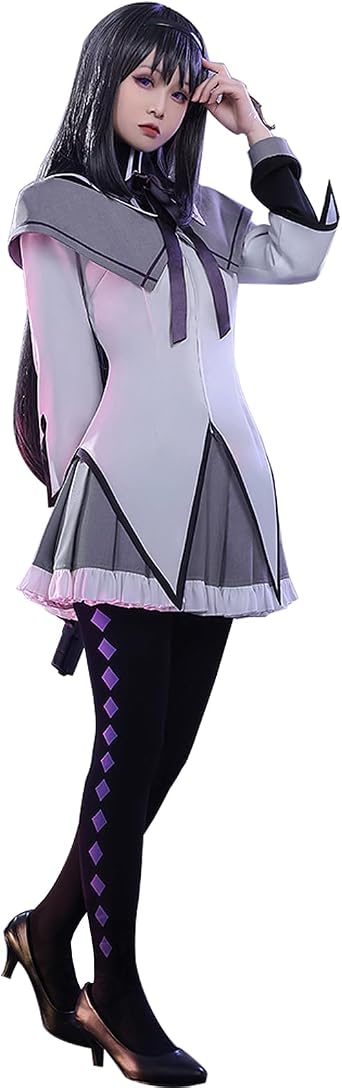 Anime Magi Madoka Magica Cosplay Costume Akemi Homura Madoka cosplay Costume Halloween Outfit