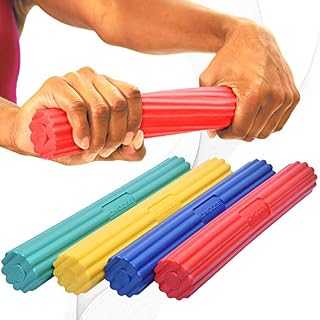 DMoose Fitness Flex Tennis Elbow Bar & Hand Forearm Strengthener for Golfer's, Athletes