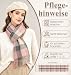 Chalier Fashion Winter Karierter Schal Damen Fransen, Geschenke für Frauen