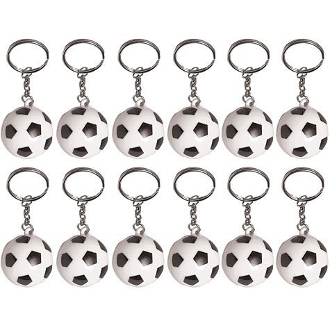 Soccer Ball Keychains 12ct