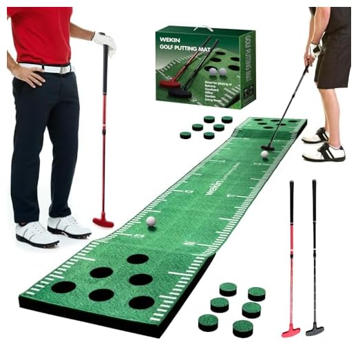 Portable Indoor Golf Putting Green Set