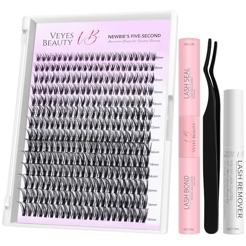 VEYESBEAUTY Ribbon Cluster Lashes Kit