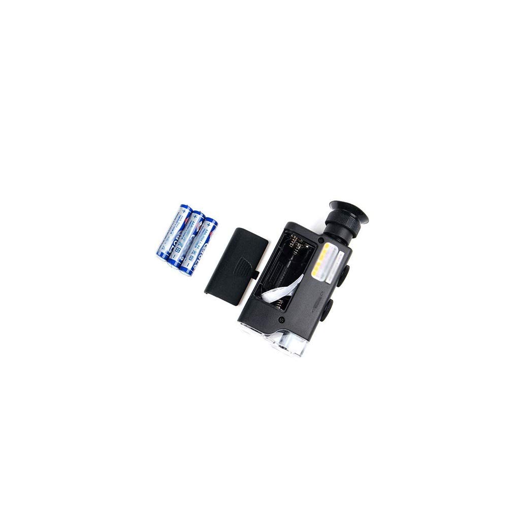 Loupe 2 en 1, loupe éclairée – pour Bureau, Couture, Table – Lumière vive pour la Lecture, grossissement 200-240x Warm as Ever