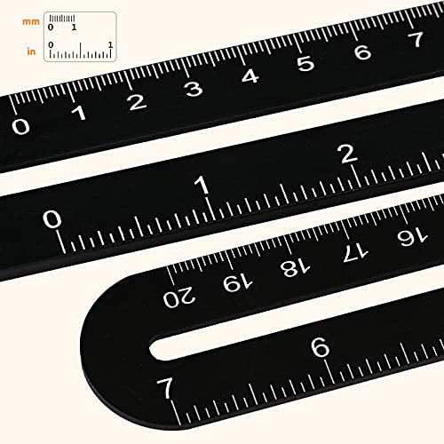 Regla medidora de ángulos madera VIGAN 26.5 cm miniatura 5