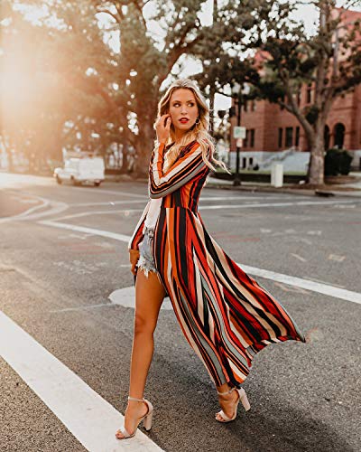 Bsubseach Women Black White Floral Print Rayon Beachwear Cover Up for Swimwear Loose Long Sleeve Beach Kimono Cardigan