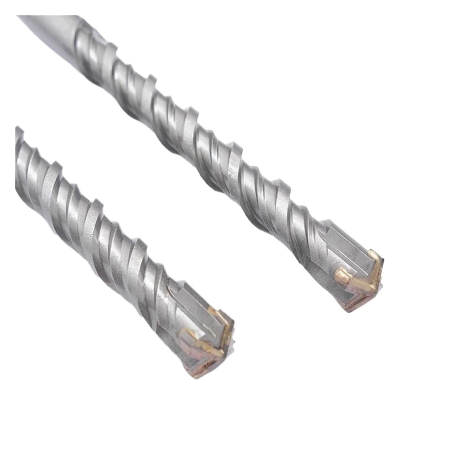 Broca de impacto de 4 hojas extendida for hormigón, 1 unidad de 450 mm (17,7 pulg.) for hormigón de pared(14mm x 17.7in/450mm)