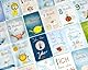 Meilensteinkarten Baby Geburt + 1. Jahr | Designed & Made in Germany | Inkl. Geschenkbox