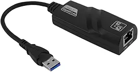 Adaptador USB 3.0 para Ethernet, 10/100/1000 Mbps Gigabit RJ45 Adaptador de Rede LAN para MacBook, XPS, Surface Pro, Notebook, PC