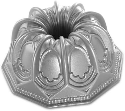 Nordic Ware cake mold/cake mold/Motivbackform – small dome, aluminum, silver, 24 x 24 x 10.2 cm, 1 unit