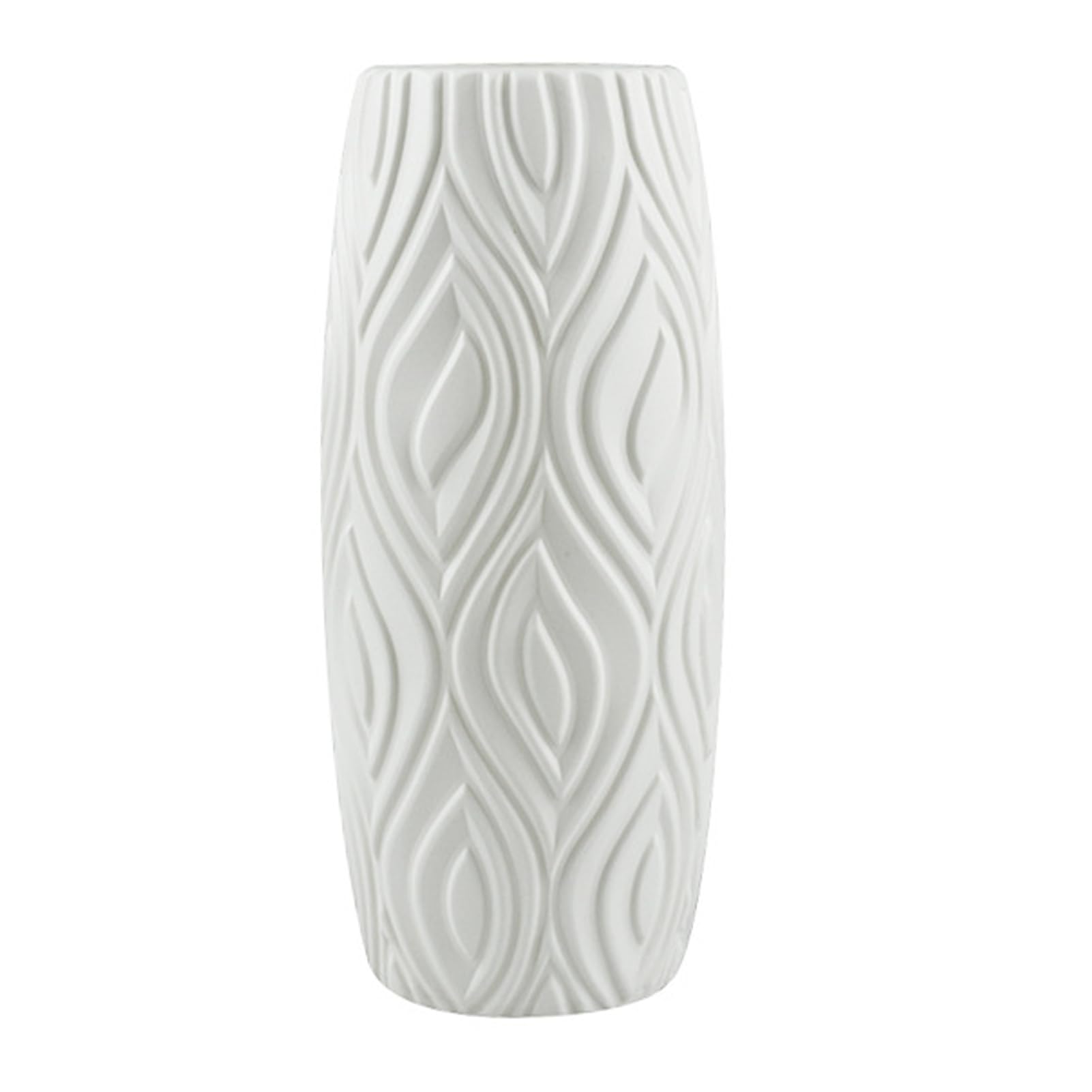 Flower Vase Flower Vase Elegant Unbreakable Plastic Creative Nordic Ceramic Look Vase for Dinning Table Floral Vase Decorative Vase