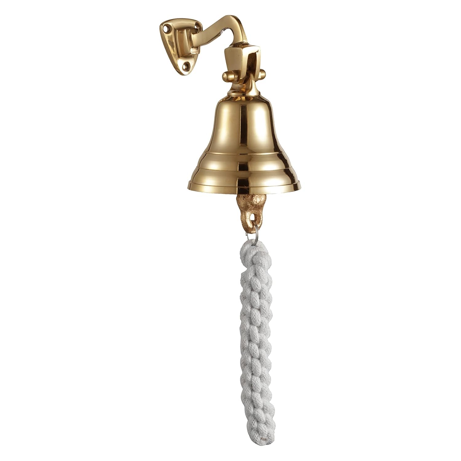 Assorted Collections Last Orders Brass Bell Wall Mounted Nautical Themed Ship Bell Ringer Maritime Marine, Boat, School, Dinner, Santa Bell Reception, Wall Hanging Door Bell, Home Bar, Pub Decor - 3" Size 3
