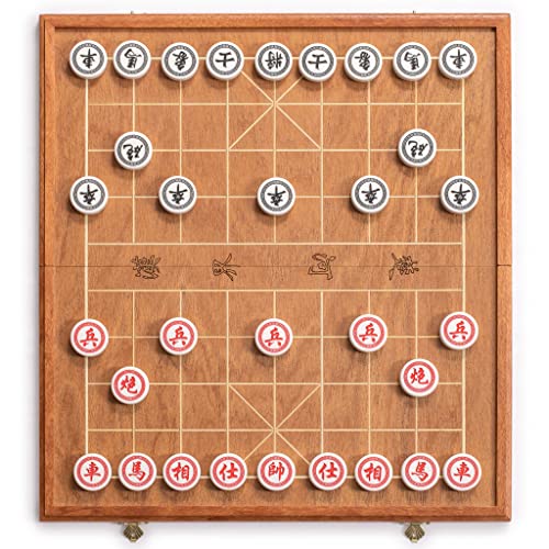 Juego de Ajedrez Chino Xiangqi con Tablero Plegable 16.3" miniatura 5