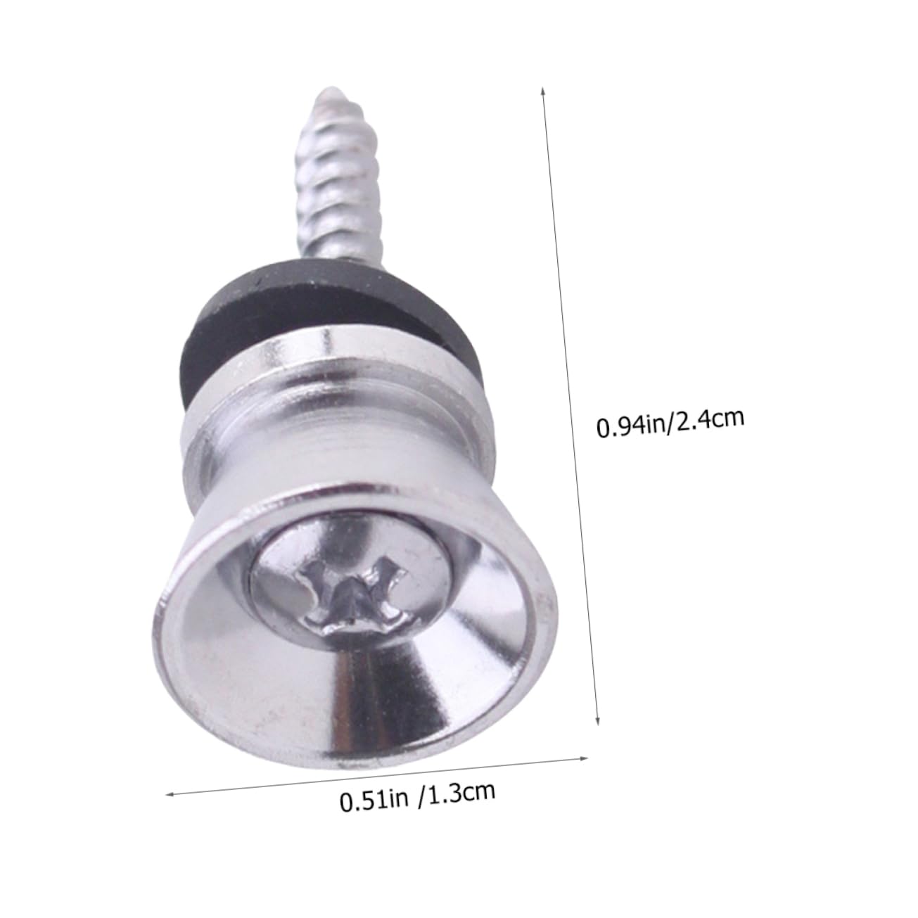 KESYOO 2Pcs Metal Guitar Strap Buttons Durable Guitar Strap Locks with Secure Fit for Electric and Acoustic Guitars Essential Guitar Supplies