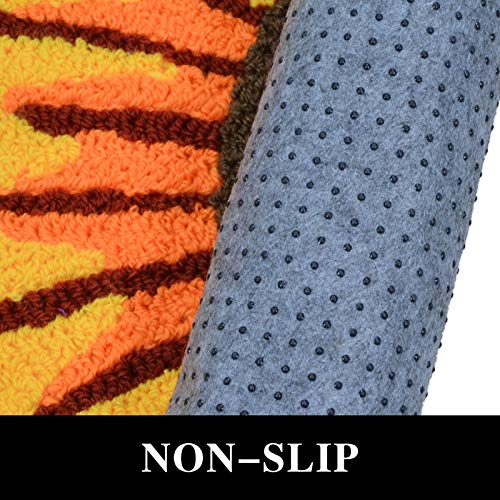 Ustide Handmade Sunflower Rug Mat Girls Bedroom Rug Non-Slip Bath Mat Floor Rugs 2X2 #TOP5