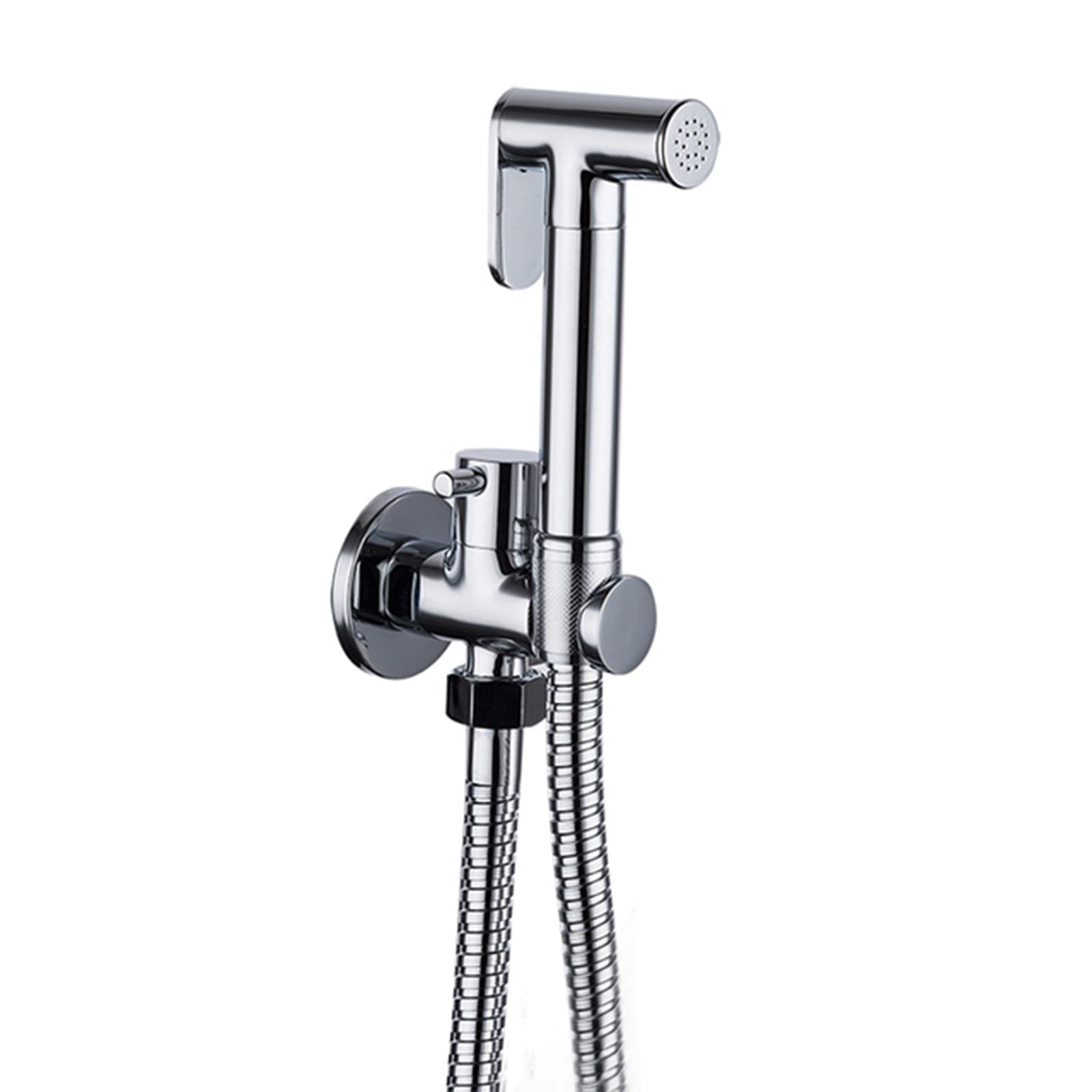 Pulvérisateur de bidet de toilette à main en laiton chromé pour douche wc portable
