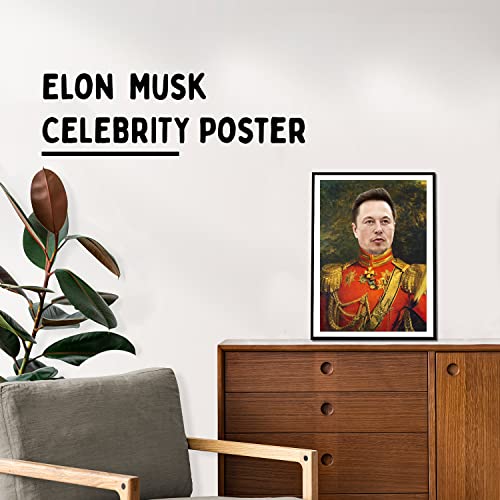 Funny Celebrity Faux Oil Painting Print - Ultra High Resolution Pop Culture Art - Made in USA