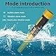 BuyWeek Metalldetektor Unterwasser, 2 in 1 Metalldetektoren Pinpointer IP68 wasserdichte Handheld Tauchschatzsucher Unterwasser Schatzsucher