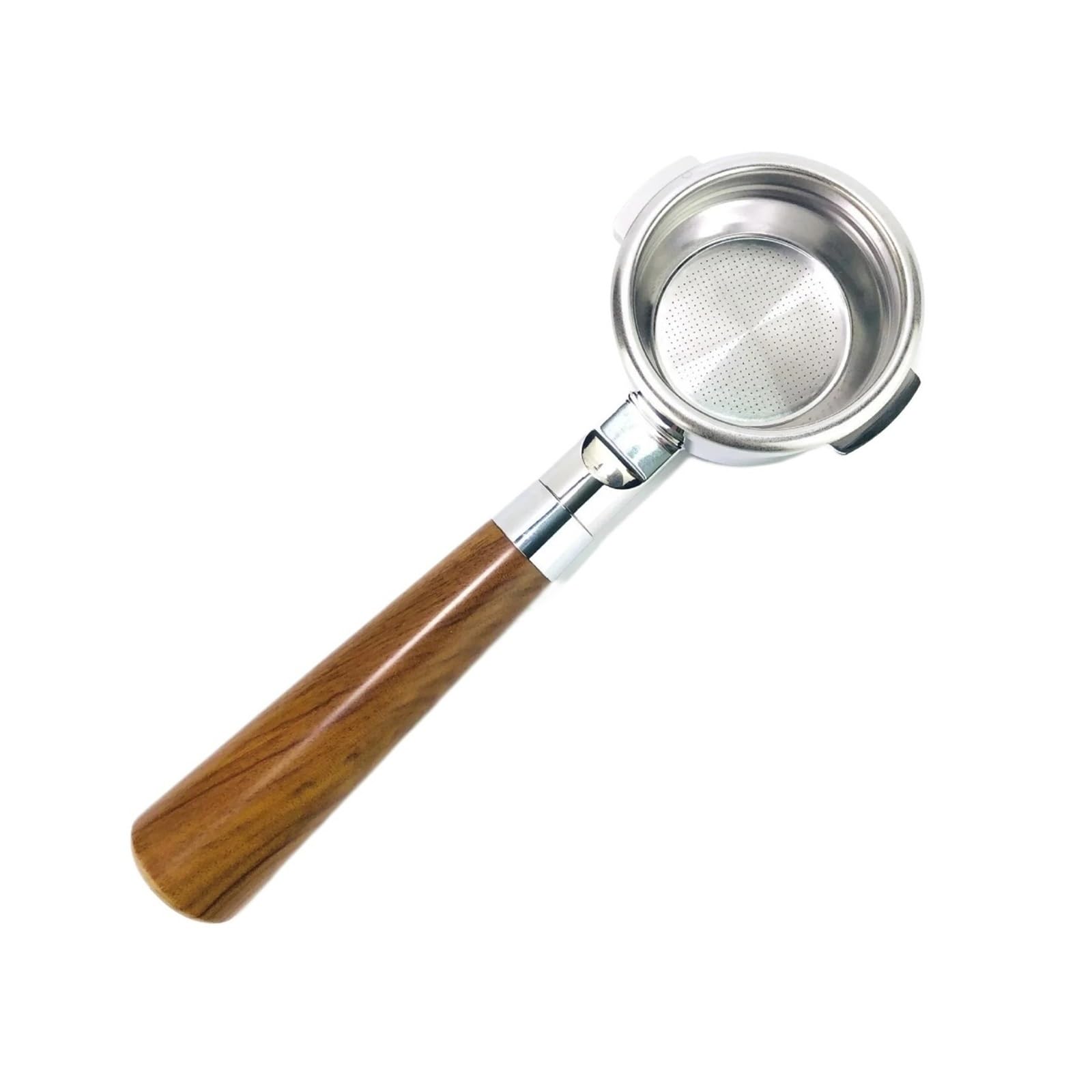Mango For Cafetera, Compatible Con Breville, BES980XL BES990BSS BES920X, Portafiltro Sin Fondo De 58mm(Red wooden handle)