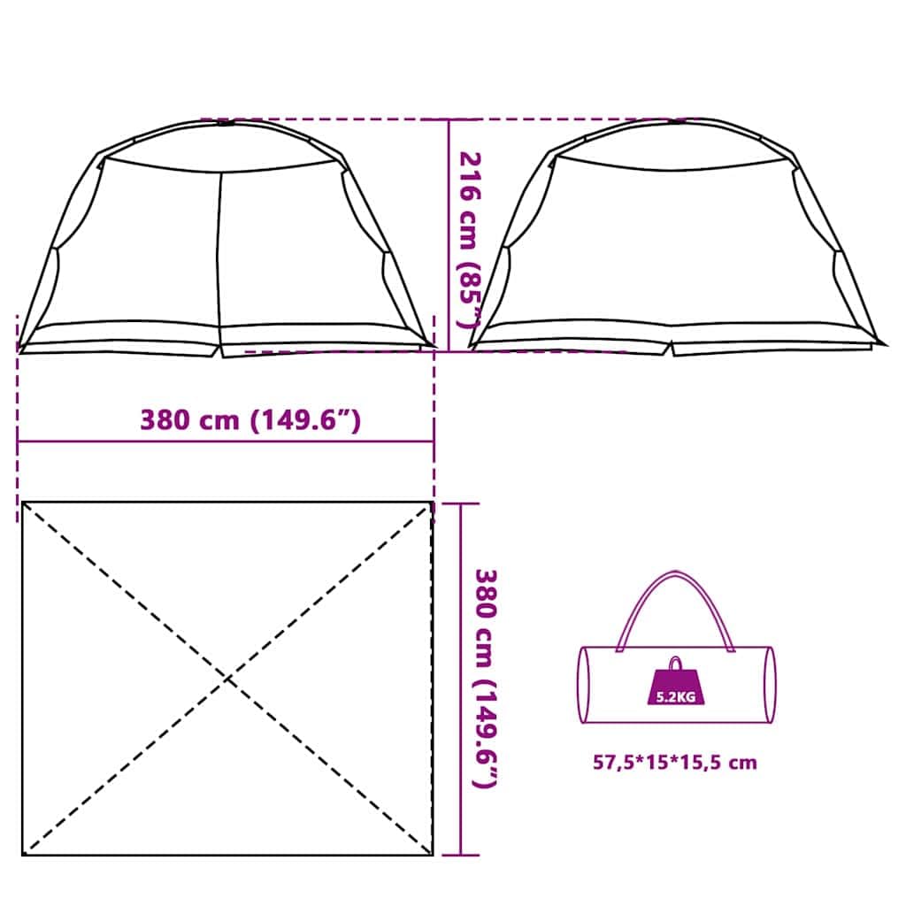 Moskitonetz Zelt mit Dach Azure Blau x x wasserdicht leicht UV Schutz atmungsaktiv Winddicht Camping Wandern Outdoor Festival Reise Regen
