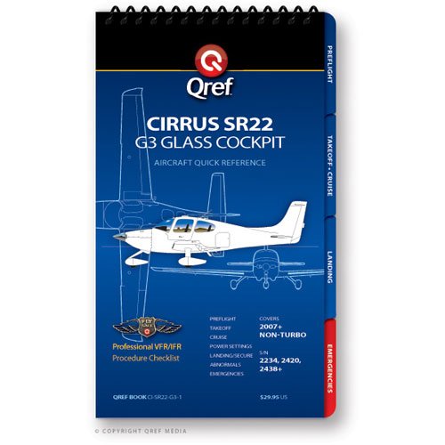 Cirrus SR22 G3 Qref Checklist Book      Spiral-bound – January 1, 2013