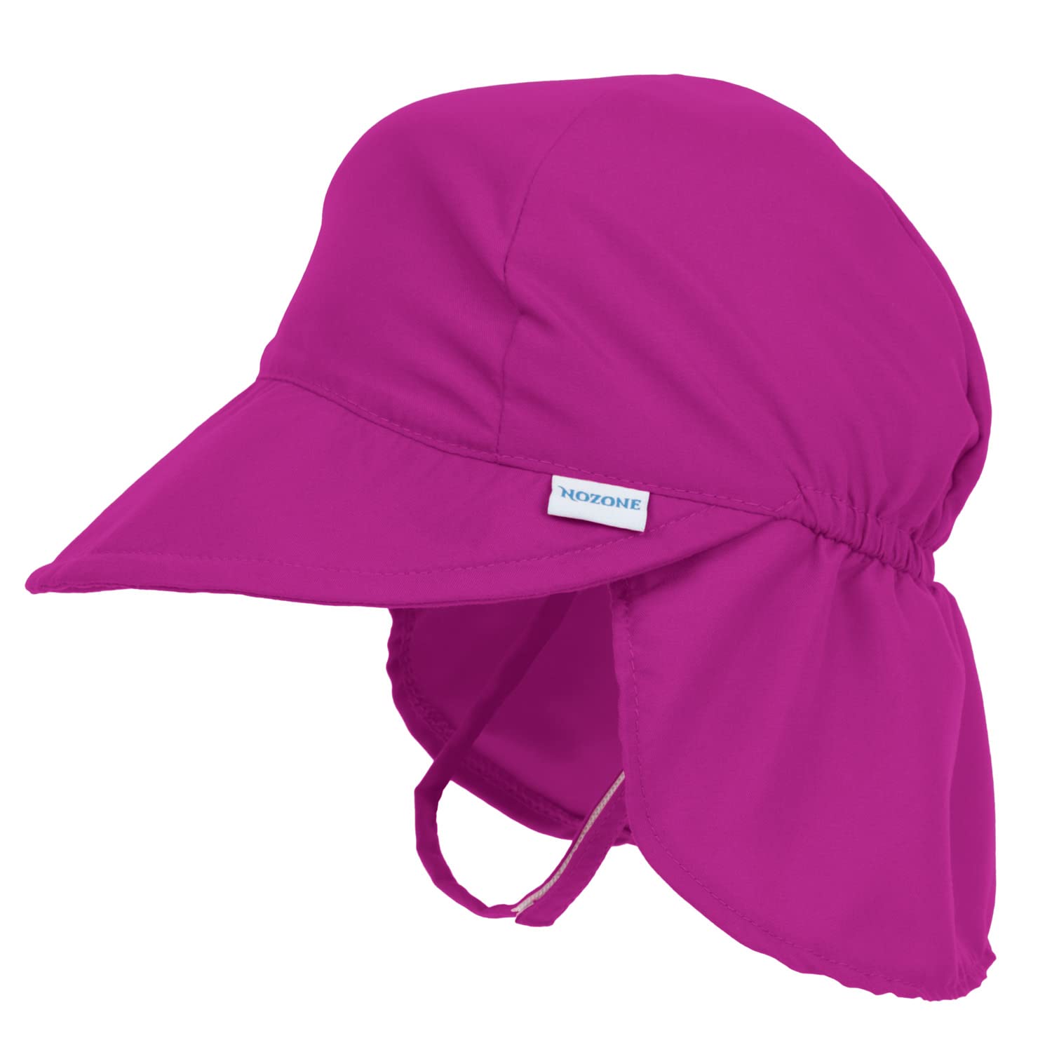 Nozone Better Baby Girl Flap Sun Hat in Fuchsia, 2T-4T