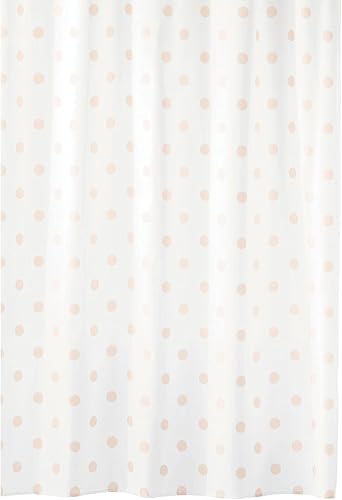 Miniatura 8 de mDesign Bold Rugby Stripe - Cortina de ducha resistente al agua de 72 x 72 pulgadas, tela de tejido plano, resistente al agua, para duchas y bañeras