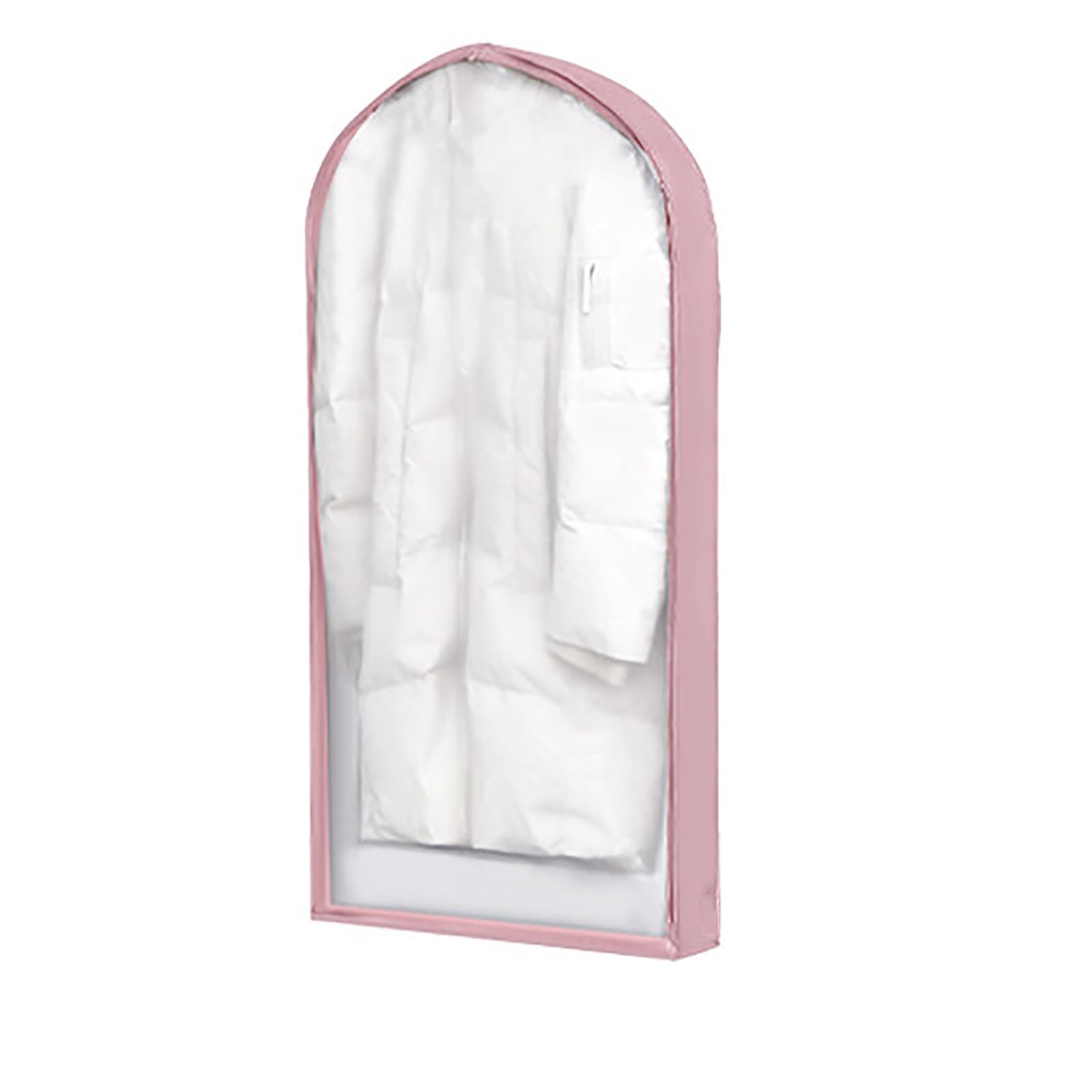 Clear Garment Bags with Zipper, 3D Hanging Clothes Cover for Closet Storage, Suit Bag for Dresses and Coats