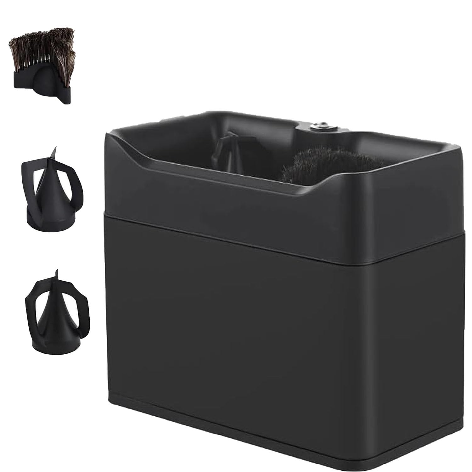 Limpiador automático portafiltros Espresso 340 RPM Acero Inoxidable Uso Comercial y doméstico Black