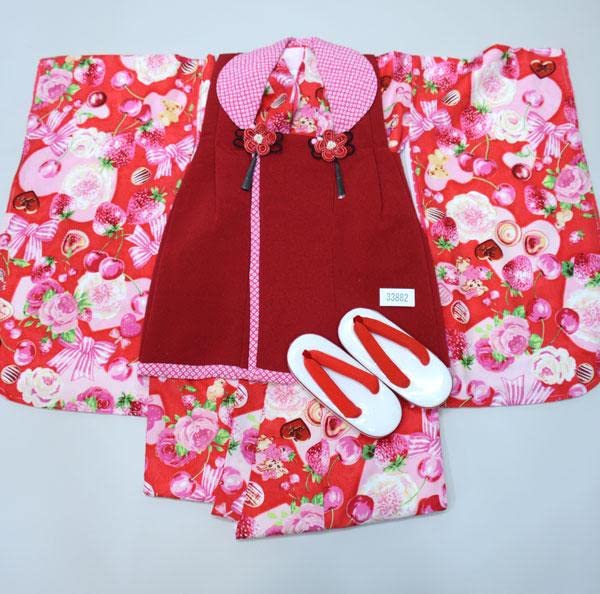 七五三 三歳 女児 被布 着物 フルセット 松田聖子 赤色 NO33882 Amazon.co.jp: 七五三 三歳 女児 被布 着物 フルセット 松田聖子