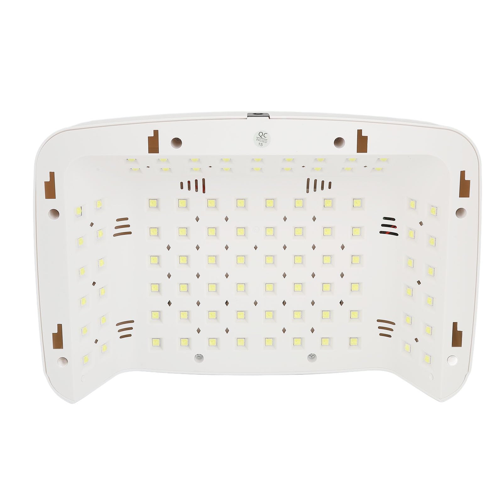 Luci UV per unghie, lampada per unghie LED UV 2 in 1 con bracciolo imbottito, 4 impostazioni timer, essiccatore per unghie gel UV LED Poggiabraccio per salone di bellezza (Spina