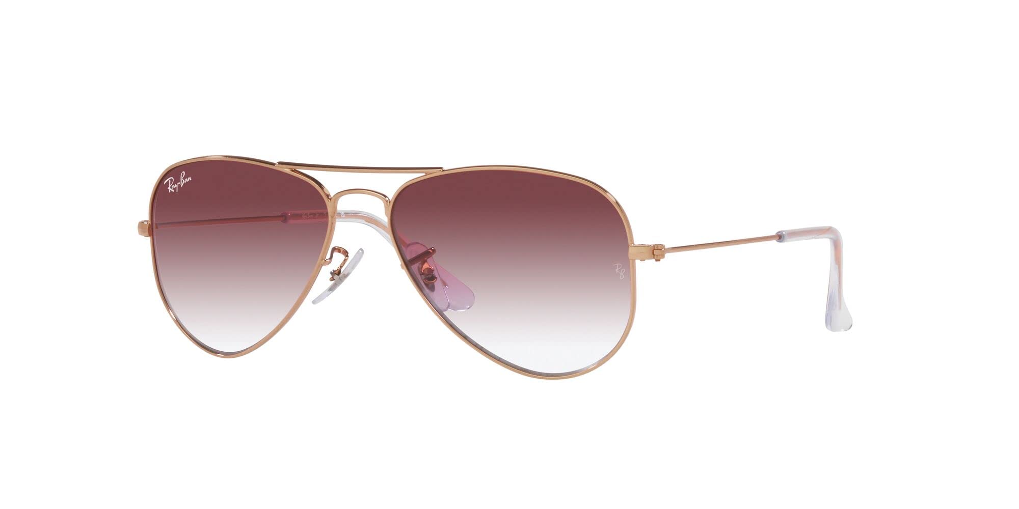 Ray-Ban Gafas de sol estilo aviador de metal Rj9506s para niños