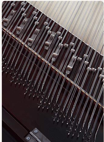 Strumento musicale cinese yangqin in mogano
