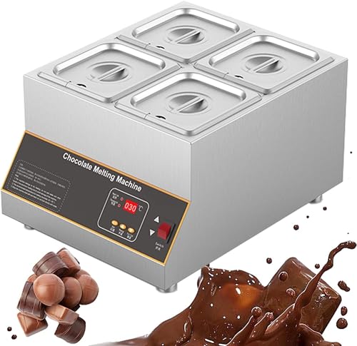 Máquina para Temperar Chocolate con 4 Tanques y Control Manual miniatura 1