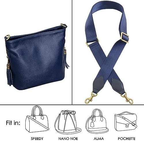 Image of Purse Strap Replacement Crossbody Handbag Stripe Wide Adjustable