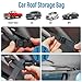 Ppizkk Car Ceiling Cargo Net,Reinforced Heavy-Duty Double-Layer Mesh Storage Bag,Large-Capacity Anti-Sagging Luggage Net for SUVs, Sedans Road Trips, Camping