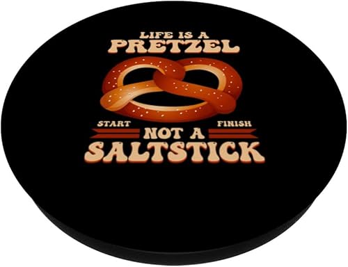 Miniatura 2 de Life Is A Pretzel Not A Saltstick Food Pretzels PopSockets Intercambiables PopGrip