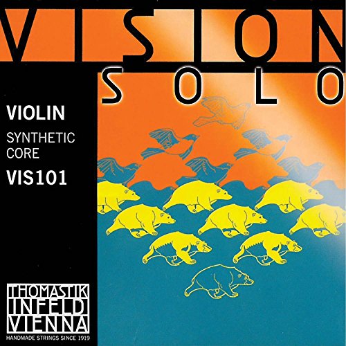 Cordes violon Thomastik Vision Solo 4/4 tension moyenne avec Ré en argent