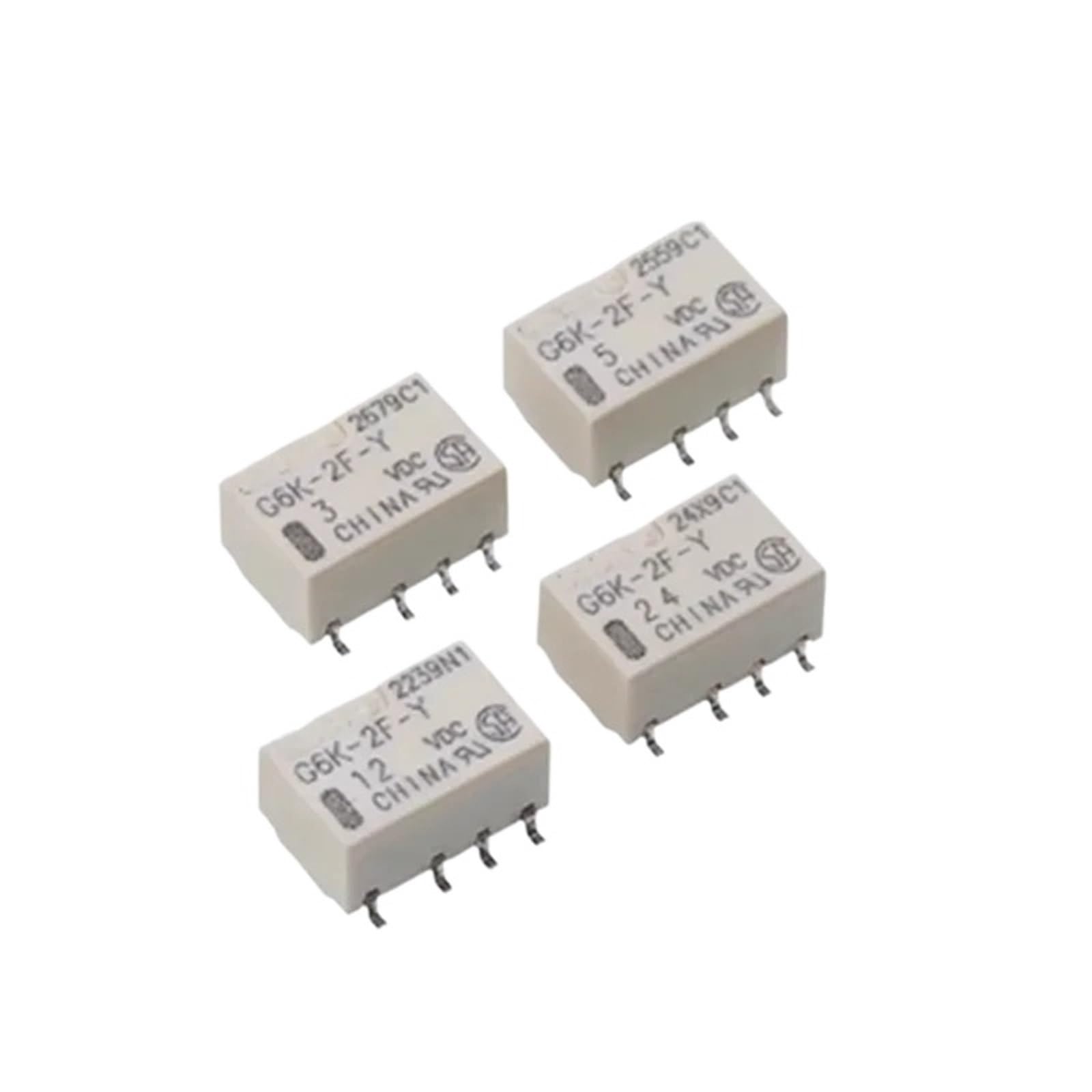 Relais G6K-2F-Y-12V SMD pour réparation de carte électronique Lot de 2 - 2