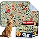 Waschbare Urinierunterlagen für Hunde,2 Stück,wiederverwendbare Welpen-Trainingsunterlagen,102x66cm,super saugfähige,schnell trocknende Hunde-Trainingsunterlagen (Grüner Garten, 102 x 66 cm (2 Stück))